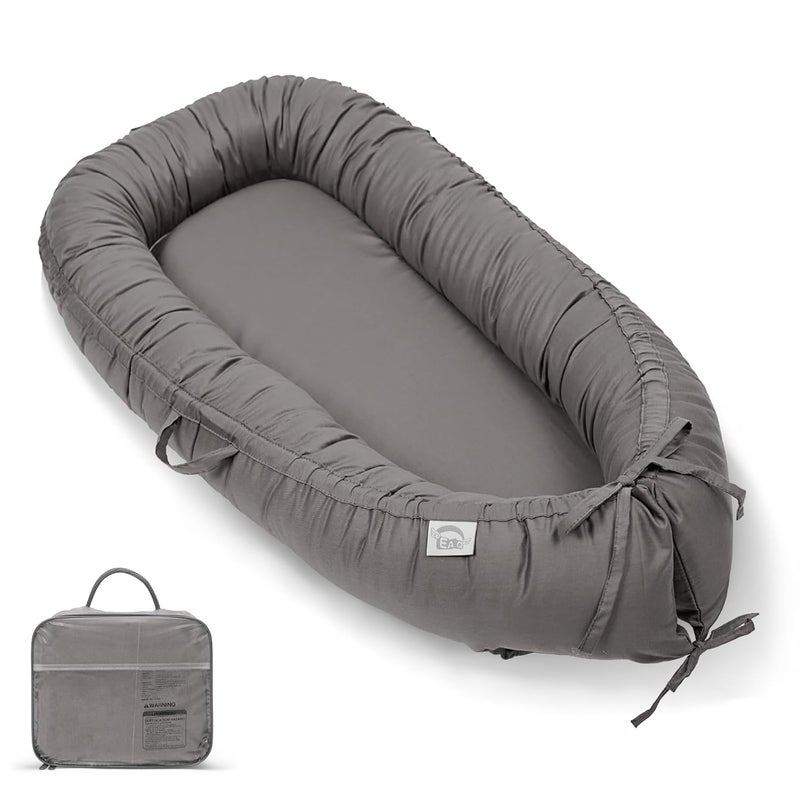 EAQ Baby Lounger, Infant Lounger for Newborn,Portable Baby Nest Cover Breathable & Soft, Newborn Essentials - Image 1